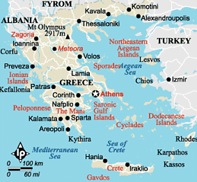 map of parthenon