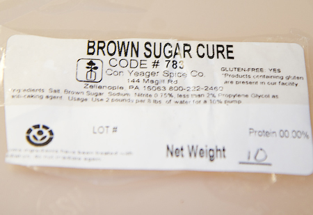 Brown Sugar Cure - click to enlarge